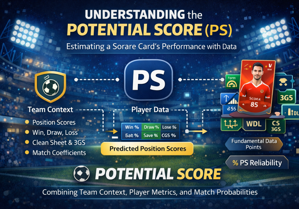 Understanding the Potential Score (PS): Estimating a Sorare Card’s Performance with Data